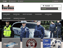 Tablet Screenshot of doursoux-securite.com